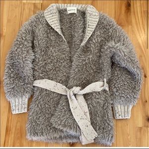 Misha And Puff Gray Textured Jacket